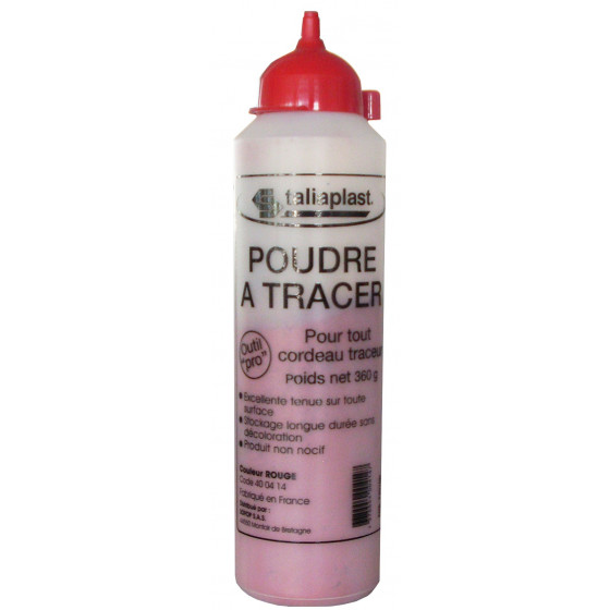 Poudre A Tracer Rouge 360G - Taliaplast - 400414