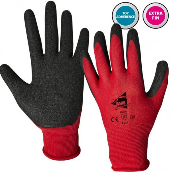 Paires de gants manutention moyenne Latex - Manusweet - L2001