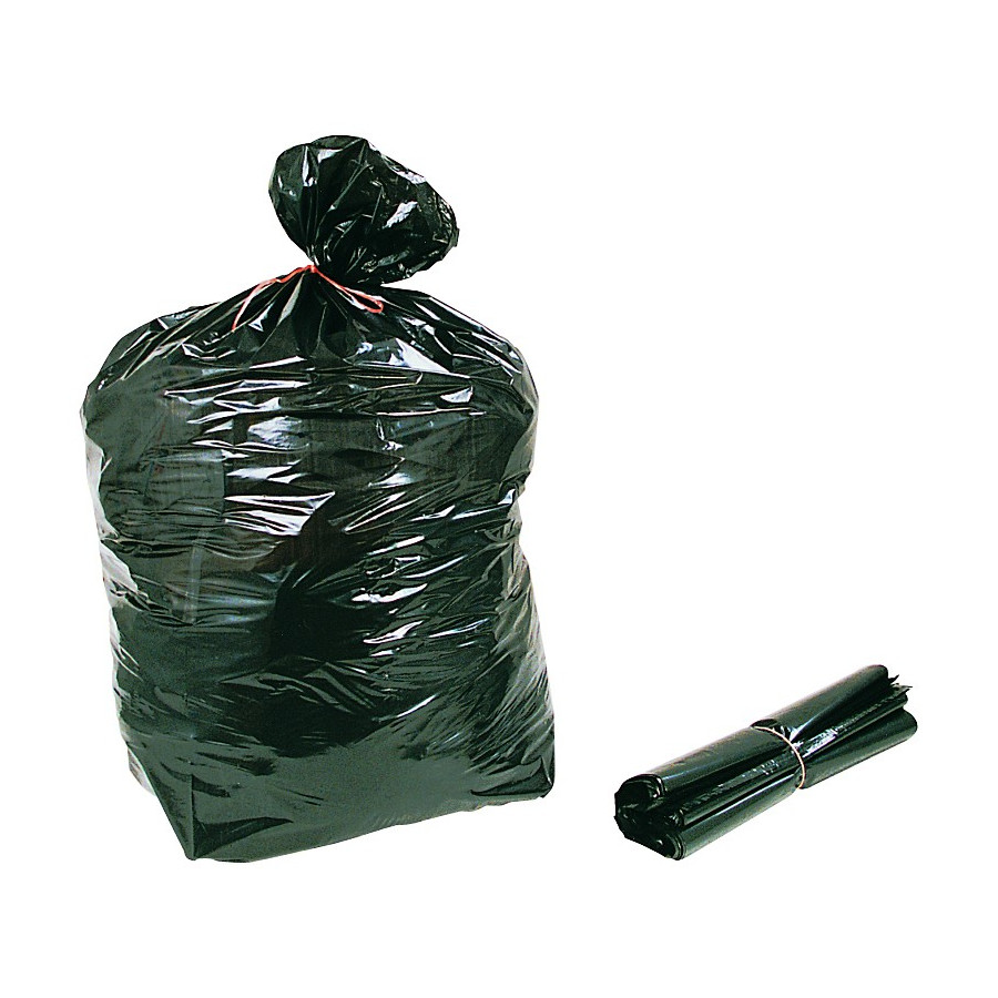 Sacs poubelle par rouleau de 25 - 110L Standard 50μ - Sacherie de Pantin - SAPO110LST