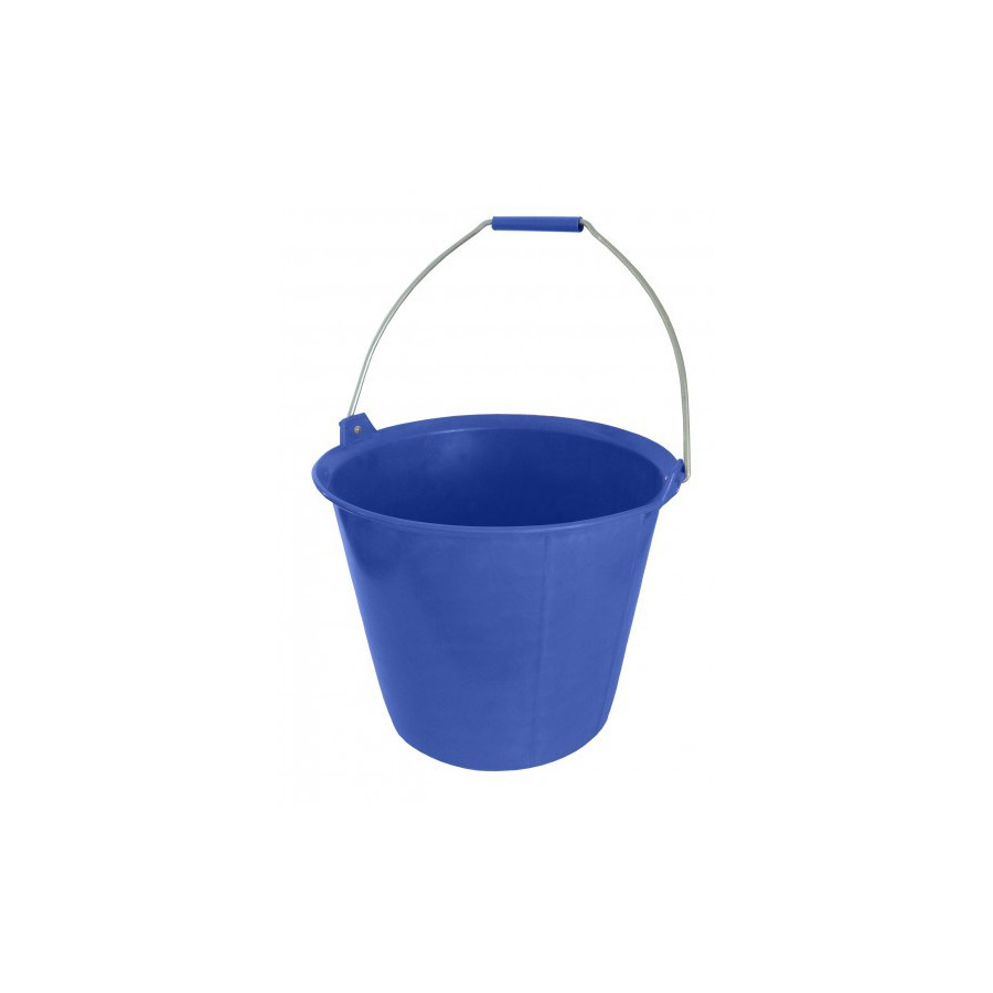 Seau PRO BLEU renforcé à ergots 13 litres anse Ø 6.3 mm - SOFOP TALIAPLAST - 310134