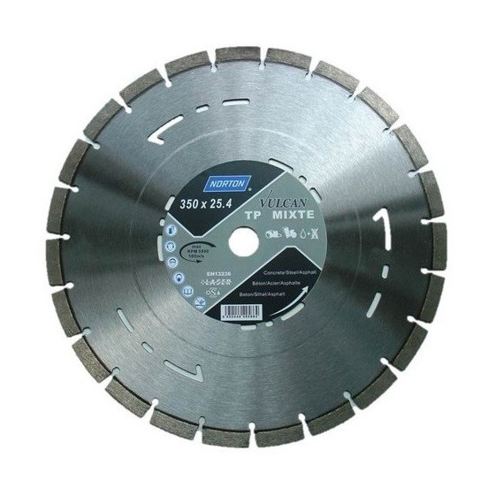 Disque diamant  Multi-Matériaux Vulcan TP Mixte - Norton - 7018464170