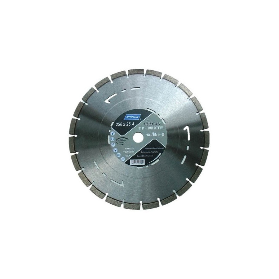 Disque diamant  Multi-Matériaux Vulcan TP Mixte - Norton - 7018464170