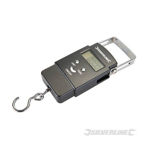Peson électronique de poche 50Kg - Silverline - 243857