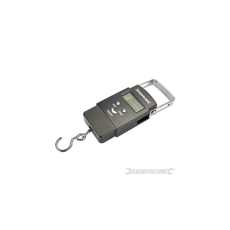Peson électronique de poche 50Kg - Silverline - 243857