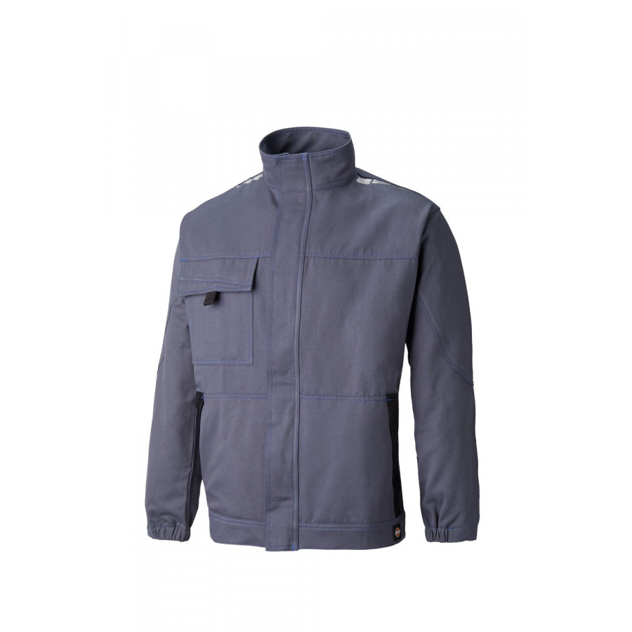 Veste de travail LAKEMONT Gris/Royal - Dickies - CV1001