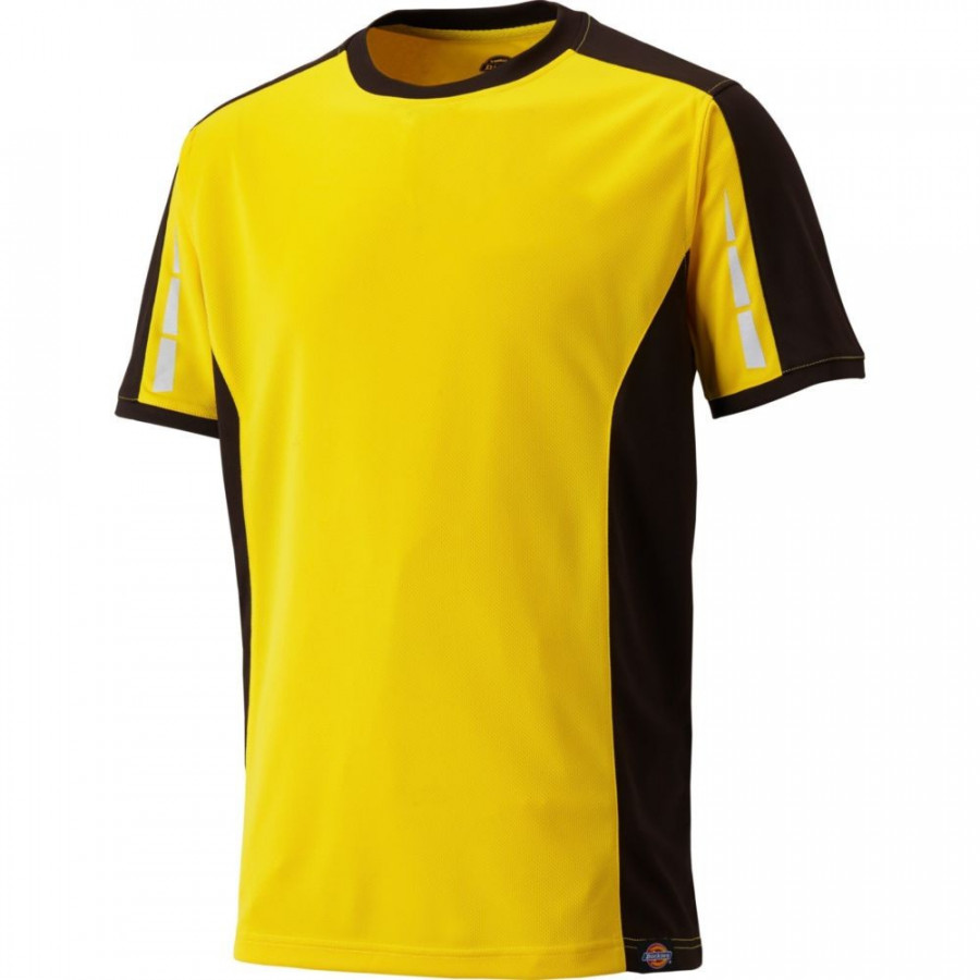 T-shirt de travail Pro Jaune / Noir - DICKIES - DP1002