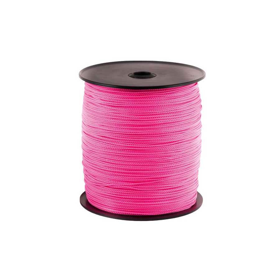 Cordage Polypropylène Tréssé Fluo (Drisse) en bobine de 1000M - Levac - 3115BR10