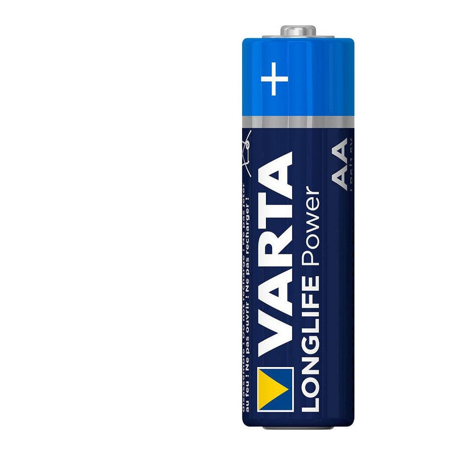 Piles LR06 Long Life Power 4 alcalines AA - Varta - 4906