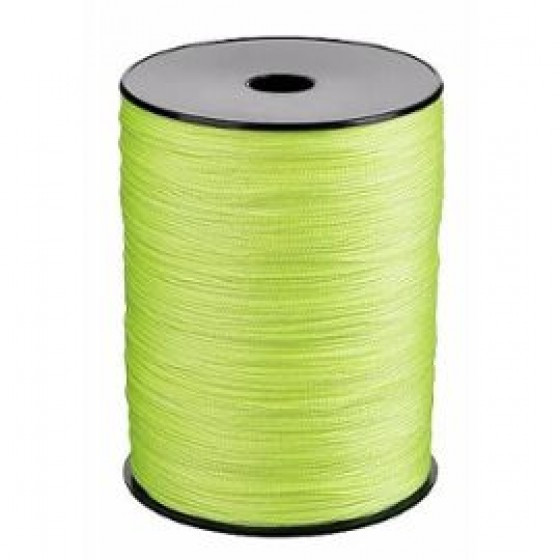 Cordage Polypropylène Tréssé Fluo Jaune (Drisse) en bobine de 100M - Levac - 3115BJ01