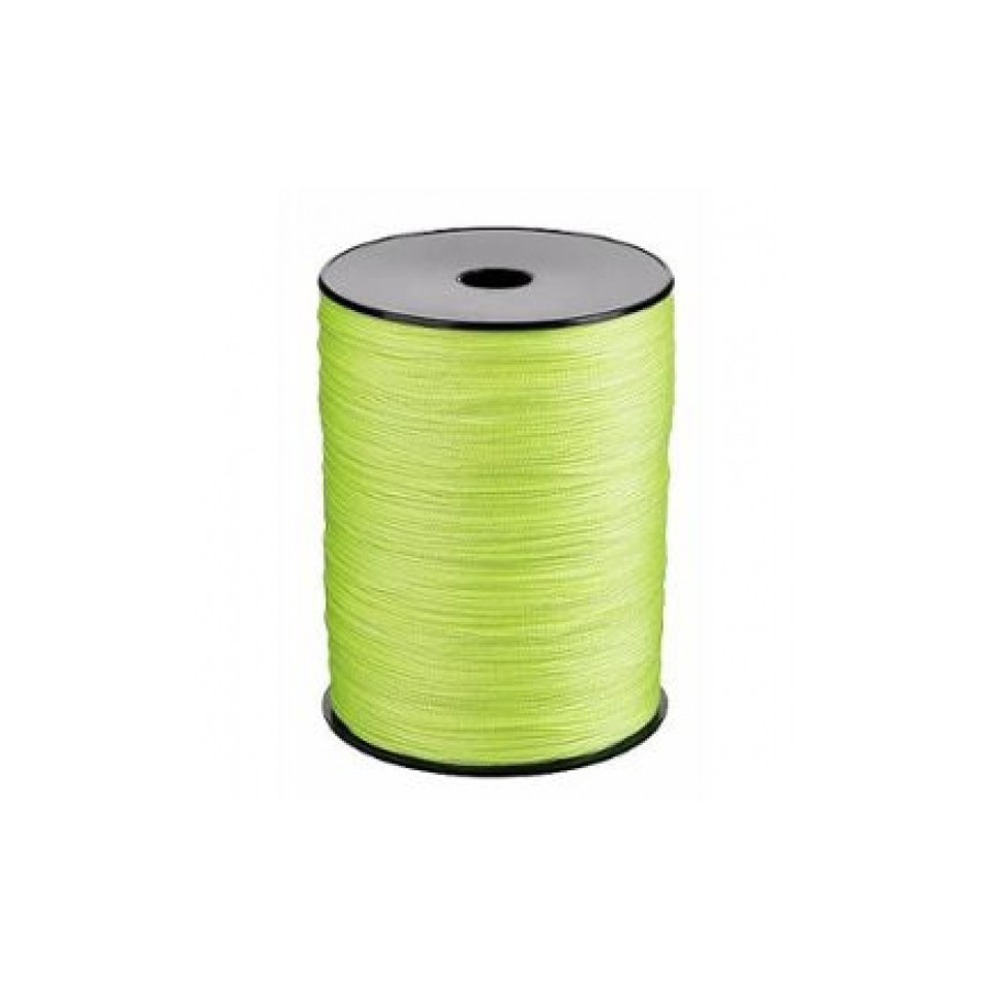 Cordage Polypropylène Tréssé Fluo Jaune (Drisse) en bobine de 100M - Levac - 3115BJ01