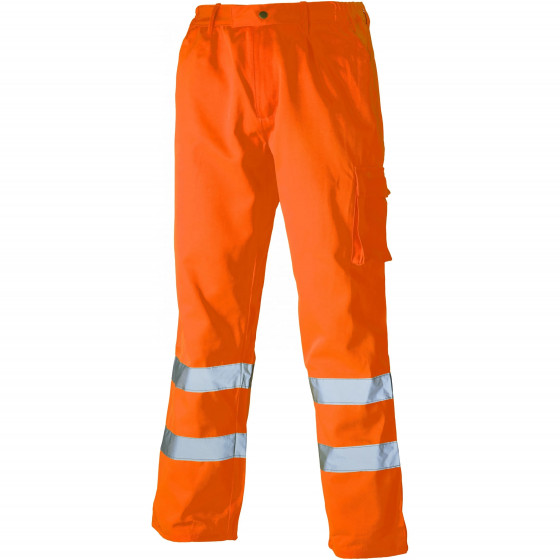 Pantalon Polycoton Haute Visibilité orange - Dickies - SA35015