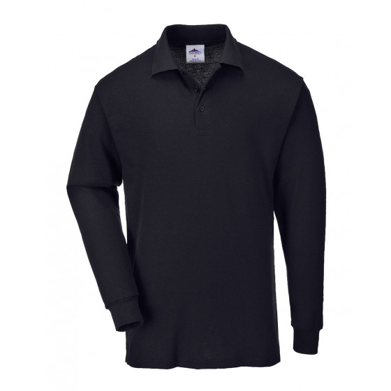 Polo manches longues Noir - Portwest - B212