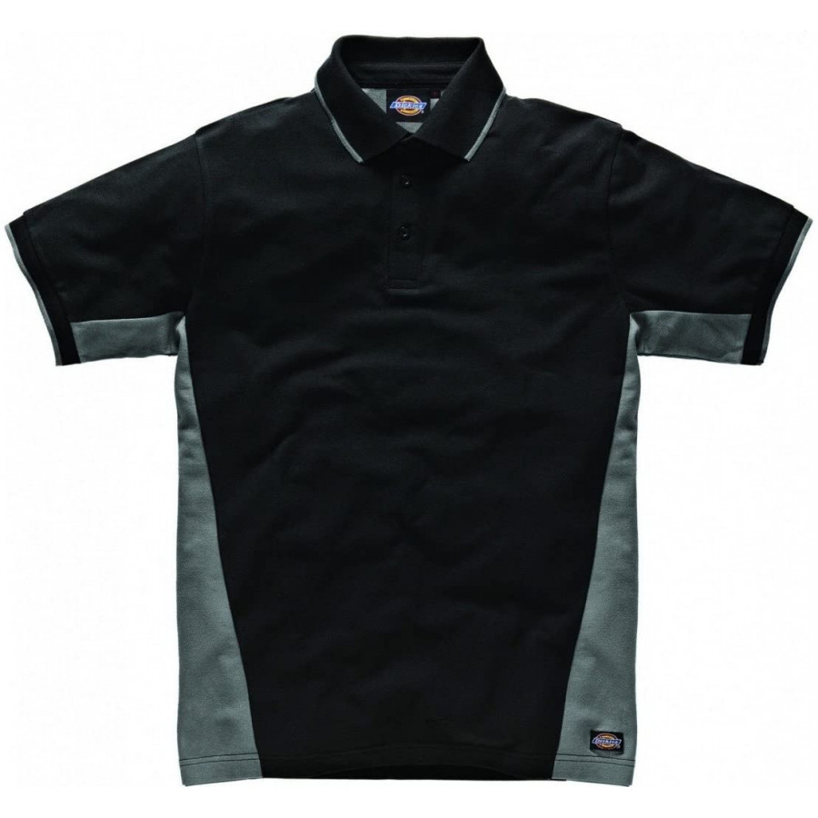 Polo Bicolore gris / noir- DICKIES - SH2004