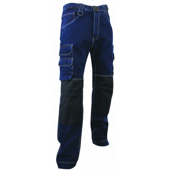 Jeans extensible, avec poches genouillères en Cordura - LMA - DOCK