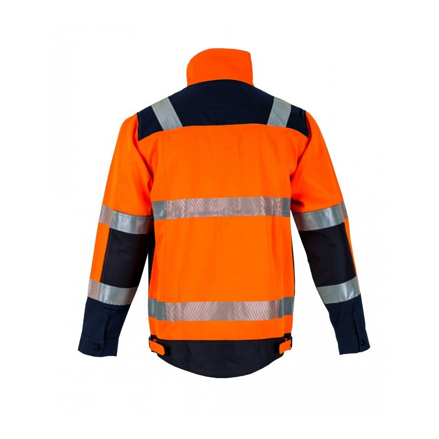 Blouson Haute Visibilité Bicolore Orange / Marine - LMA - Ampoule