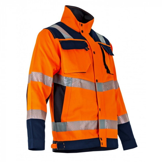 Blouson Haute Visibilité Bicolore Orange / Marine - LMA - Ampoule