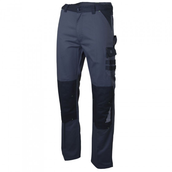 Pantalon bicolore Gris/Noir avec poches genouillères - LMA - SULFATE