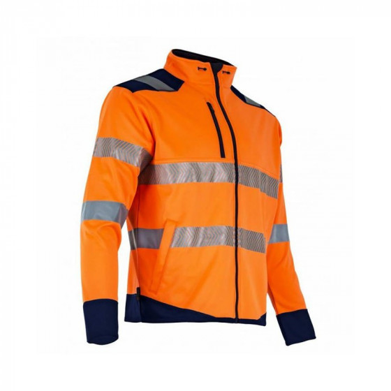 Gilet Haute Visibilité Bicolore Orange / Marine - LMA - Led