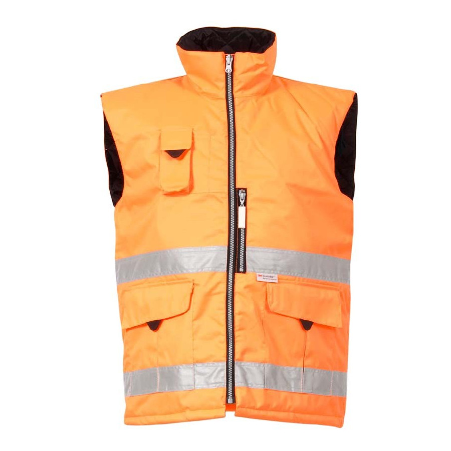 Gilet matelassé de haute visibilité Milan Orange - SEYNTEX - 670010