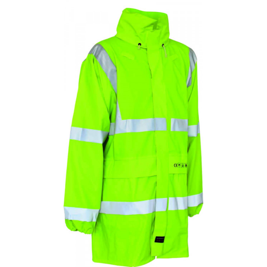 Veste de pluie haute visibilité Pyrosafe V Jaune - SEYNTEX - 670020