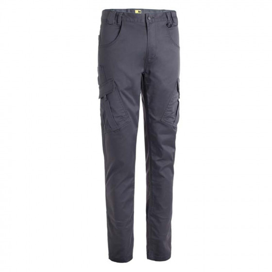 Pantalon de travail bicolore multipoches Argile - LMA