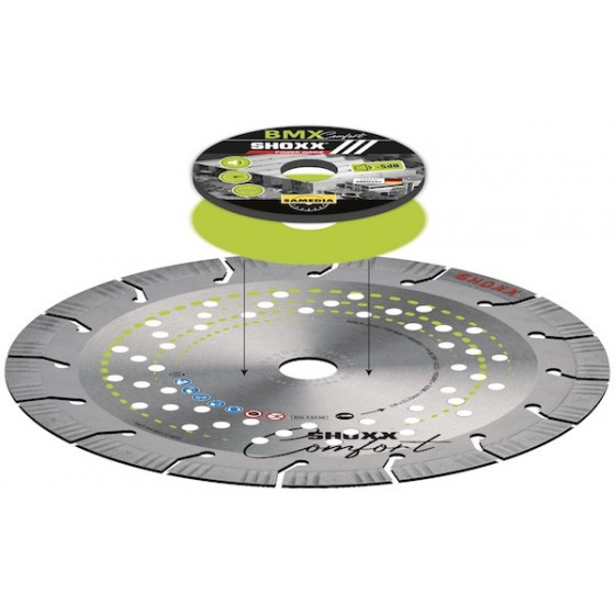 Disque diamant ˜125mm SHOXX BOIS MULTI SAMEDIA - VMA