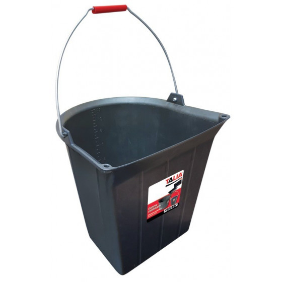 Seau taliagom® renforcé côté plat à ergots* 13 litres - Taliaplast - 320117