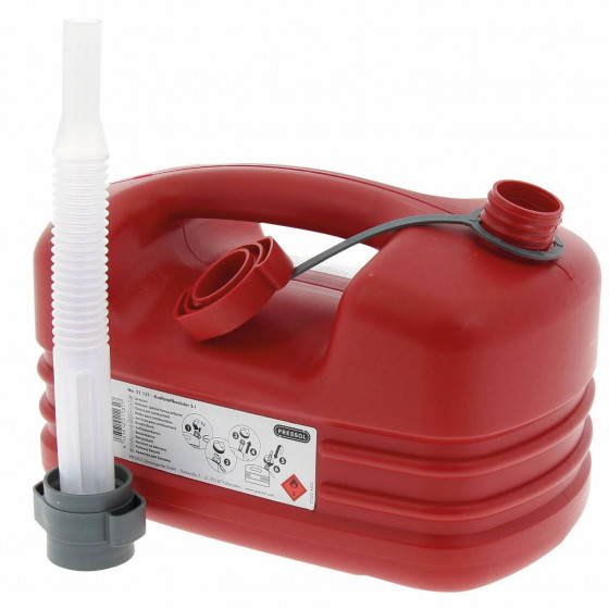 Jerricane carburant PE avec bec flexible 5 litres - Pressol - 21131