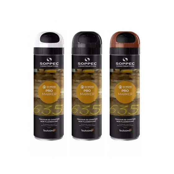 Traceur de chantier non fluorescent [12 Mois] - Soppec - PROMARKER
