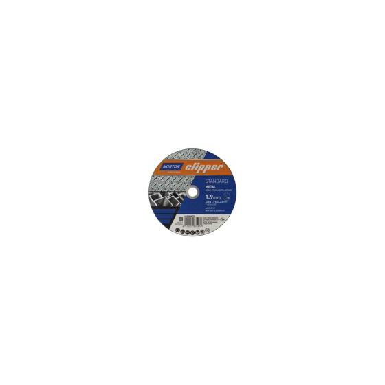 Disque à tronçonner métal inox 230 x 1,9 x 22,23 mm Norton Réf. 66252848875