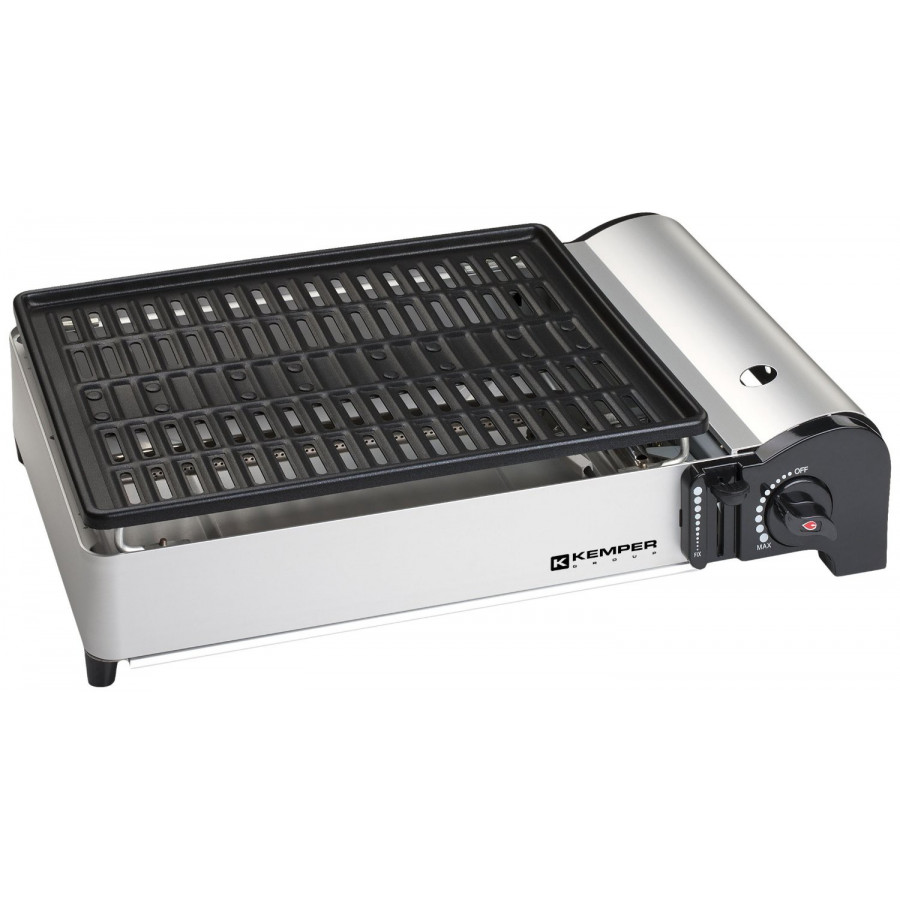 Barbecue grill à gaz de table 1.9Kw - KEMPER - 104997